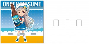 260126【OEM_温泉むすめ】10957 南知多まゆの アクリルスマホスタンド(大) ビールSDVer修正